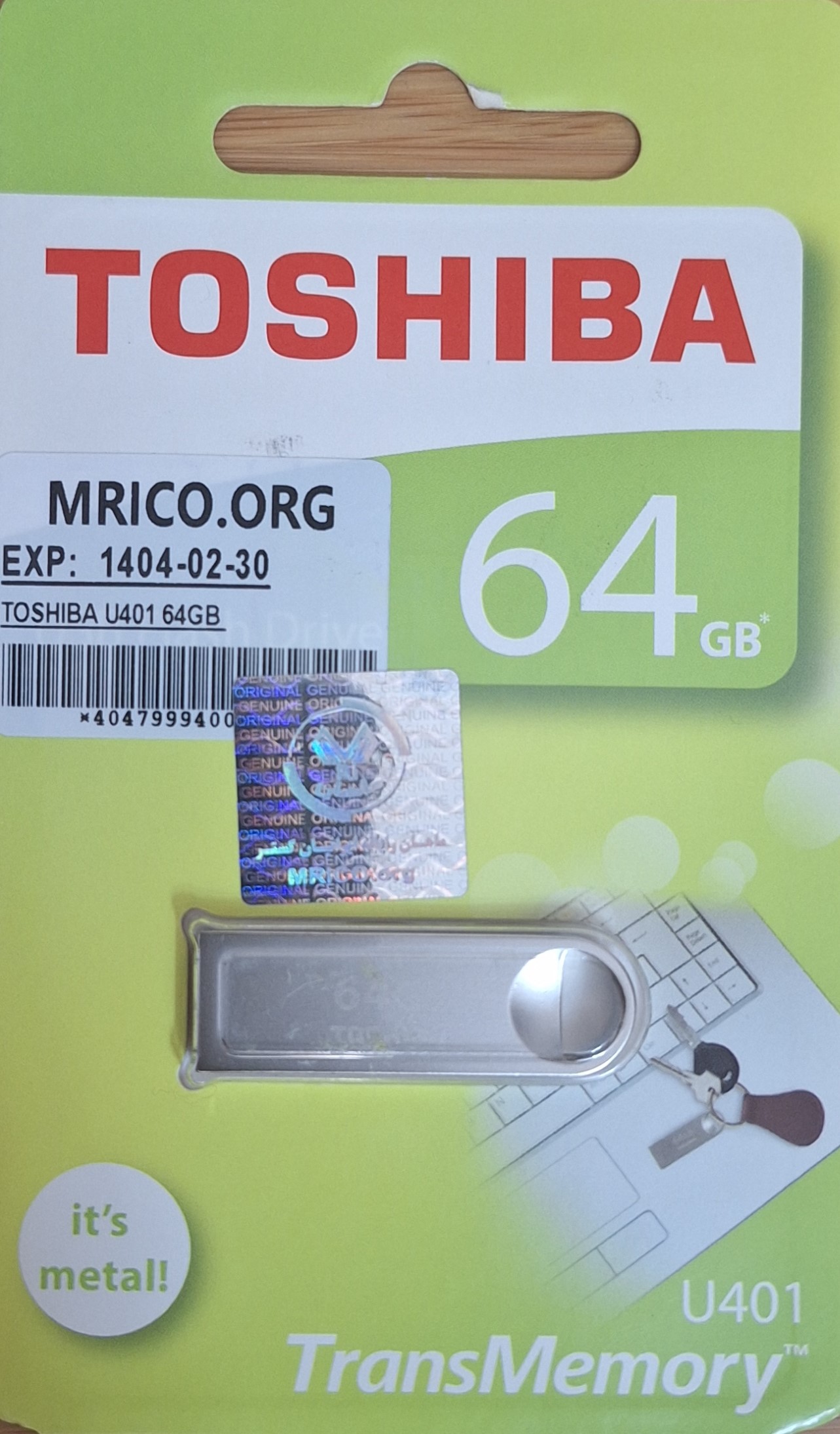 Toshiba TransMemory U401 Flash Memory-64GB usb2.0