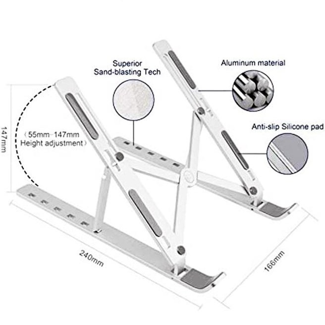 1 LAPTOP STAND COOLCOLD N3 ALUMINIUM NITU NT-DH02