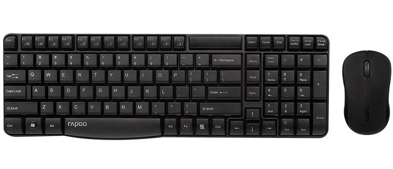 3 Rapoo X1810 Wireless Keyboard and Mouse