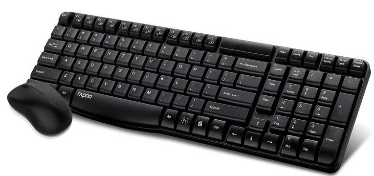 4 Rapoo X1810 Wireless Keyboard and Mouse