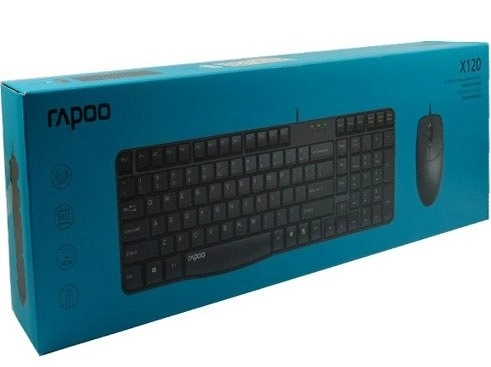 Rapoo X120S Keyboard and Mouse with cable 1