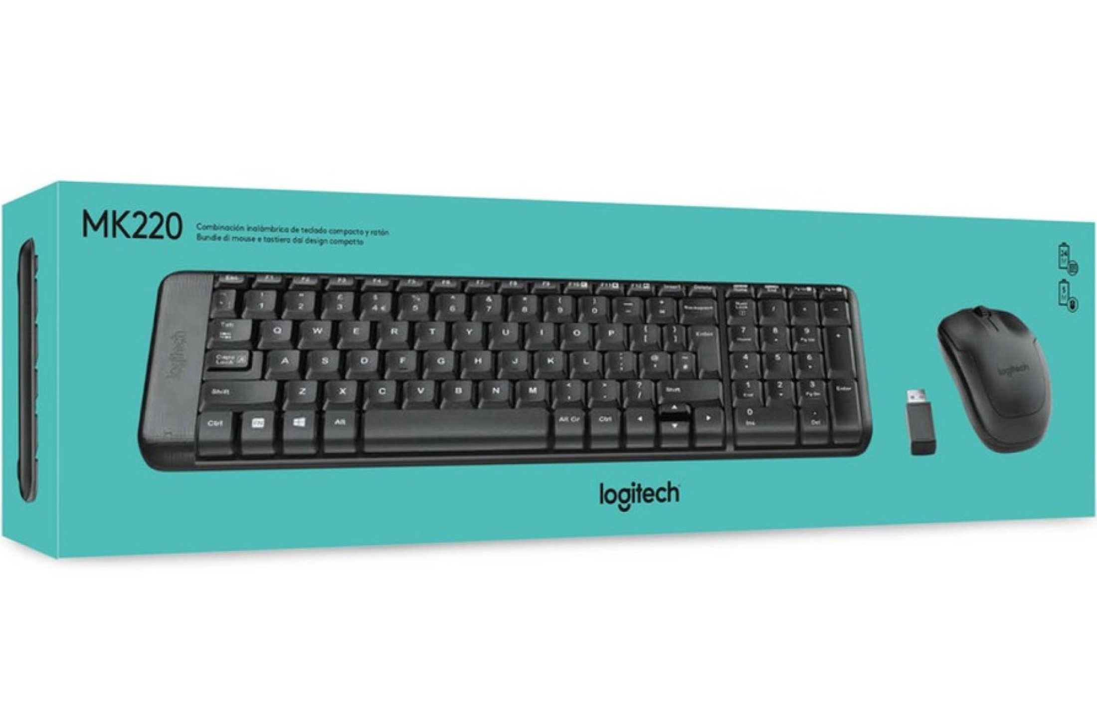 3 Logitech MK220 Wireless Keyboard and Mouse